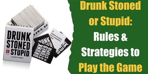 rules for drunk stoned or stupid